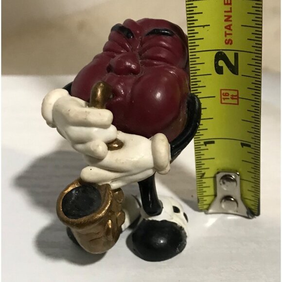 California Raisins Saxophone Player Figurine Vintage Collectible 3" Tall Resin - Picture 5 of 6